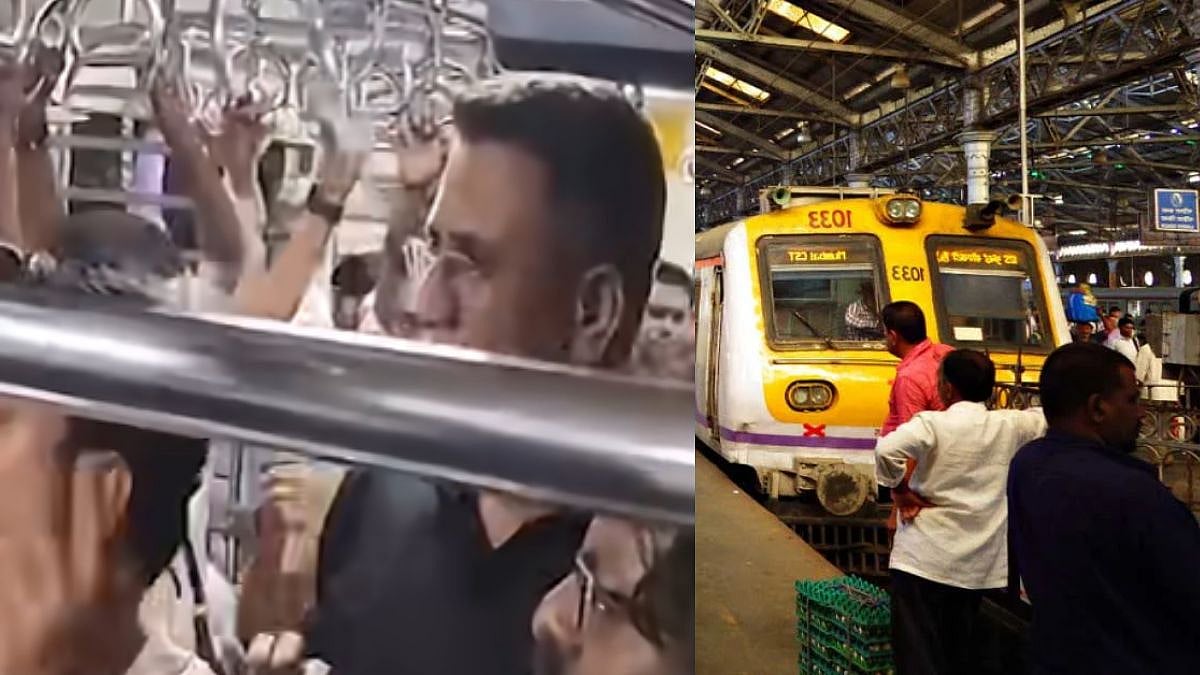 Ulhasnagar Woman Harassed in Divyang Coach Of Mumbai Local Train; 2 Arrested | Video 