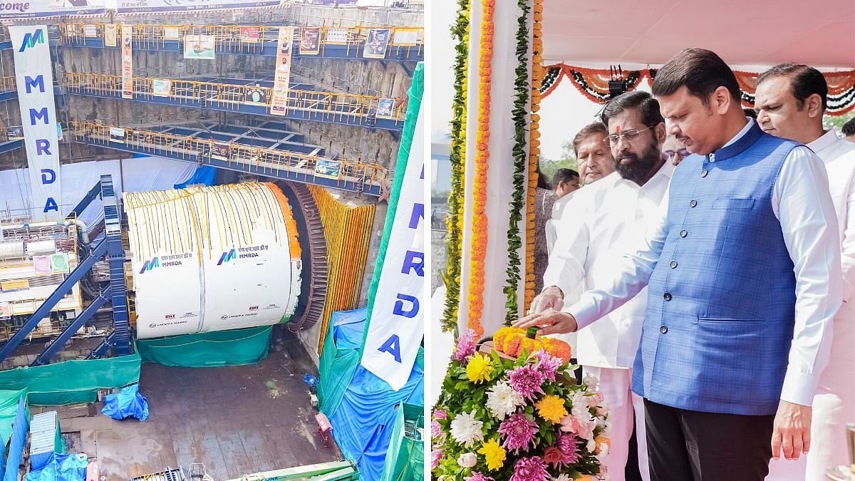 Orange Gate To Marine Drive Tunnel Project: Maharashtra CM Devendra Fadnavis Launches Tunnel Boring...
