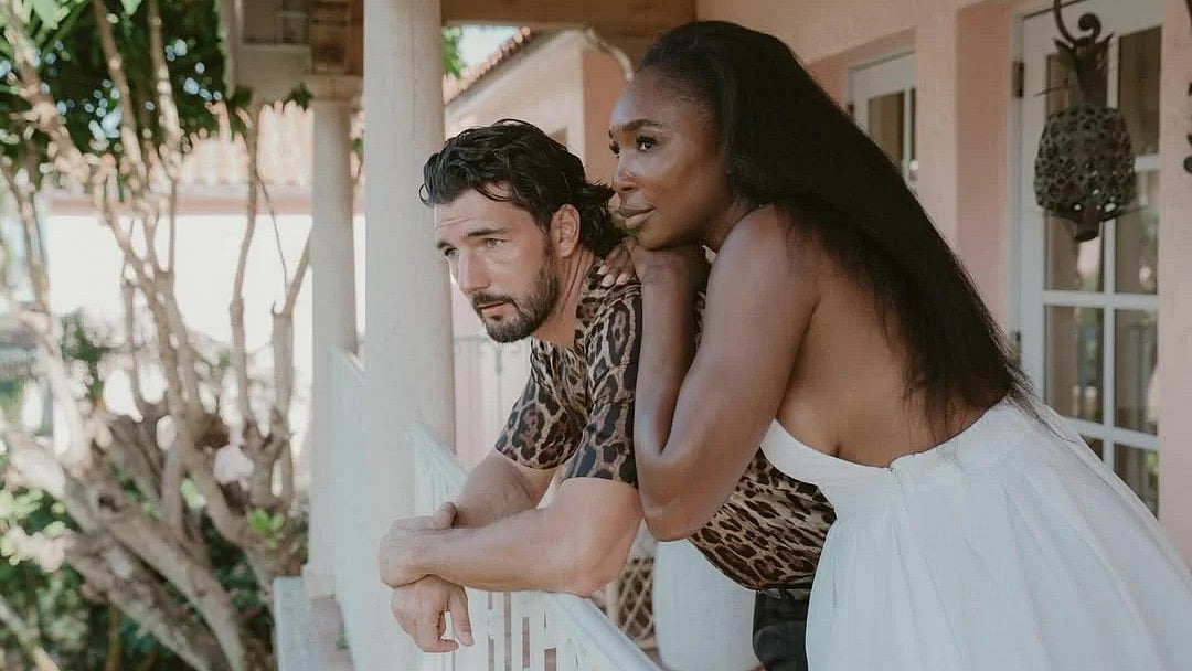 Venus Williams Wows In Dreamy White Prada Dress In UNSEEN Engagement Pictures With Fiancé Andrea Preti 