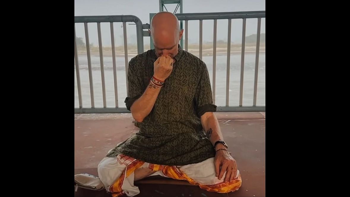 According to Eddie, India is the place where transformation happens, America is where you enjoy and reap your karmas