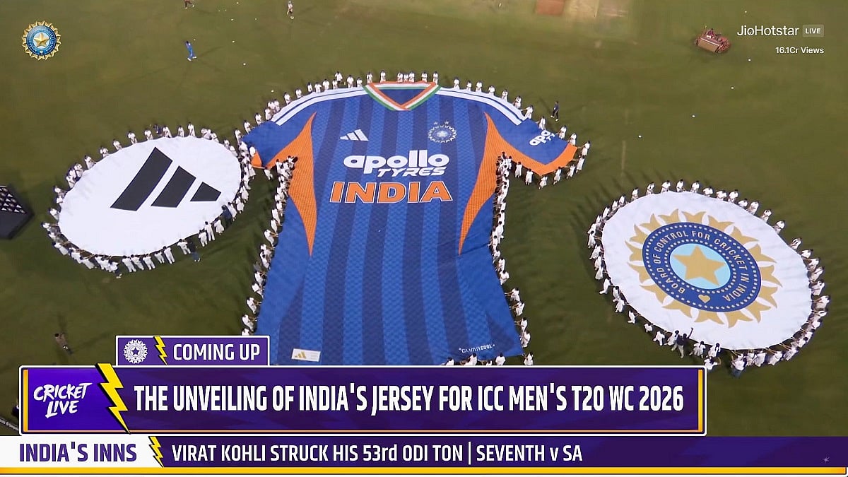 BCCI Unveils Team India's New Jersey With Tricolour Collar For ICC T20 World Cup 2026 