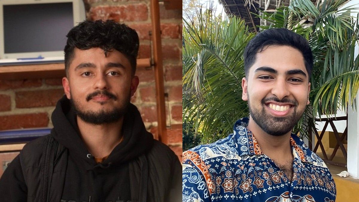 Adit Abraham (left) and Raunak Chowdhuri (right)