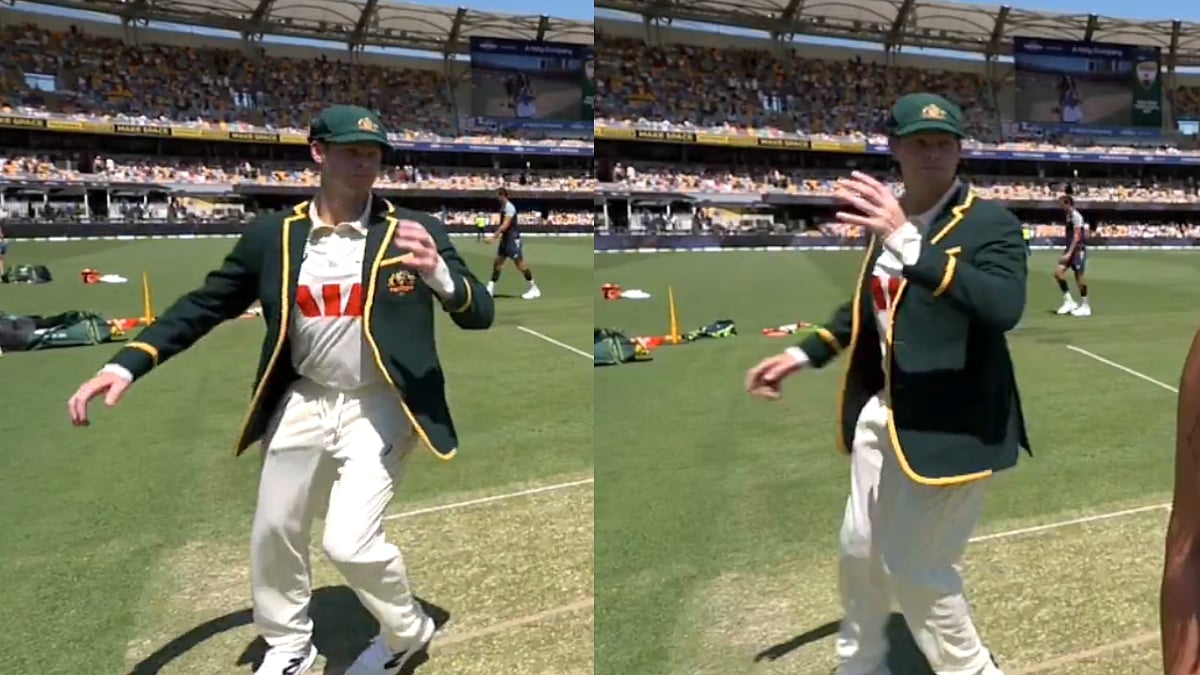 Brain-Fade Moment! Steve Smith's Comical Mix-Up During Toss Time Goes Viral During AUS vs ENG, 2nd Ashes Test; Video 