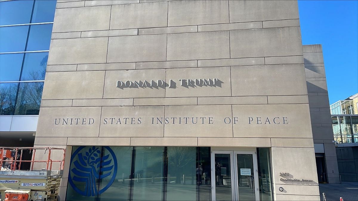 US Institute Of Peace Renamed 'Donald J Trump Institute Of Peace'