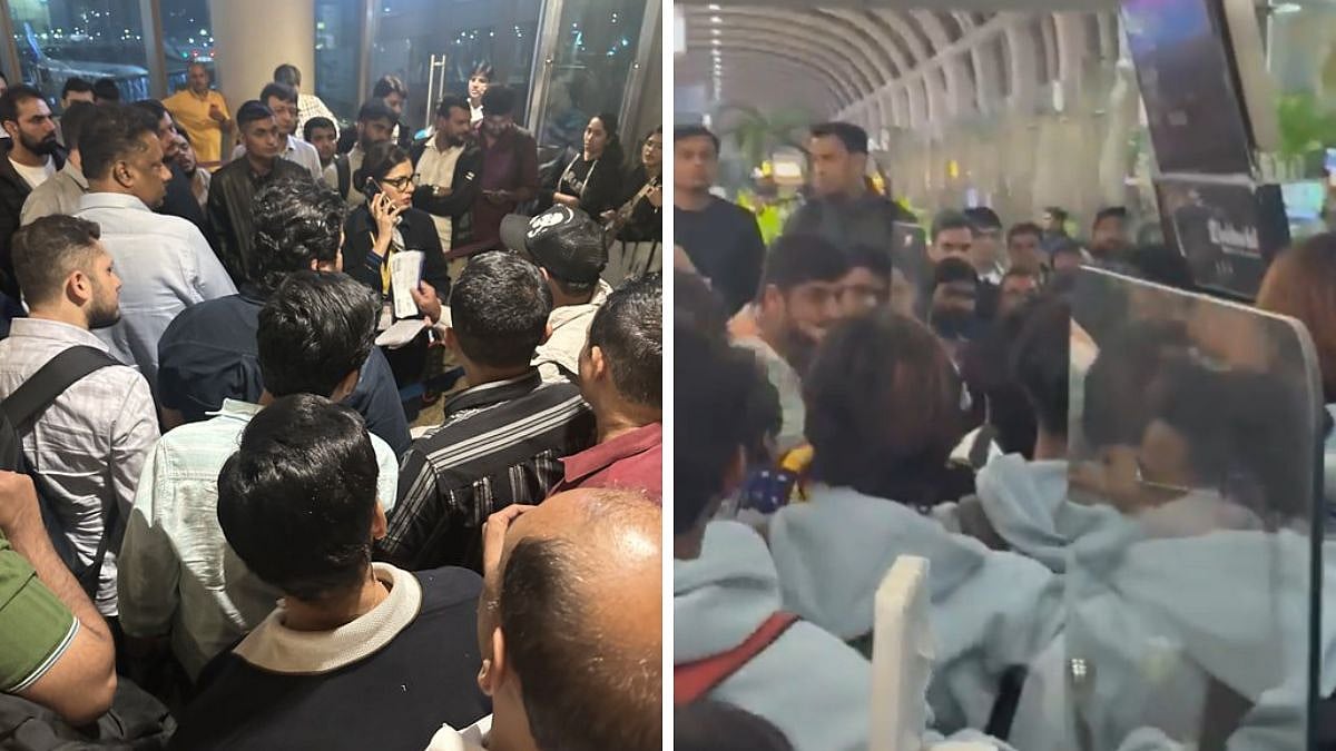 Chaos At Mumbai Airport As IndiGo Meltdown Enters Day 3, Around 170 Flights Cancelled Nationwide, Passengers Erupt In Anger; VIDEOS 