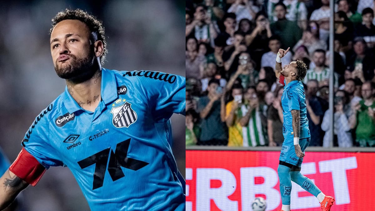 Neymar Powers Through Knee Injury To Deliver Stunning Hat-Trick As Santos Escape Relegation Zone; Video 