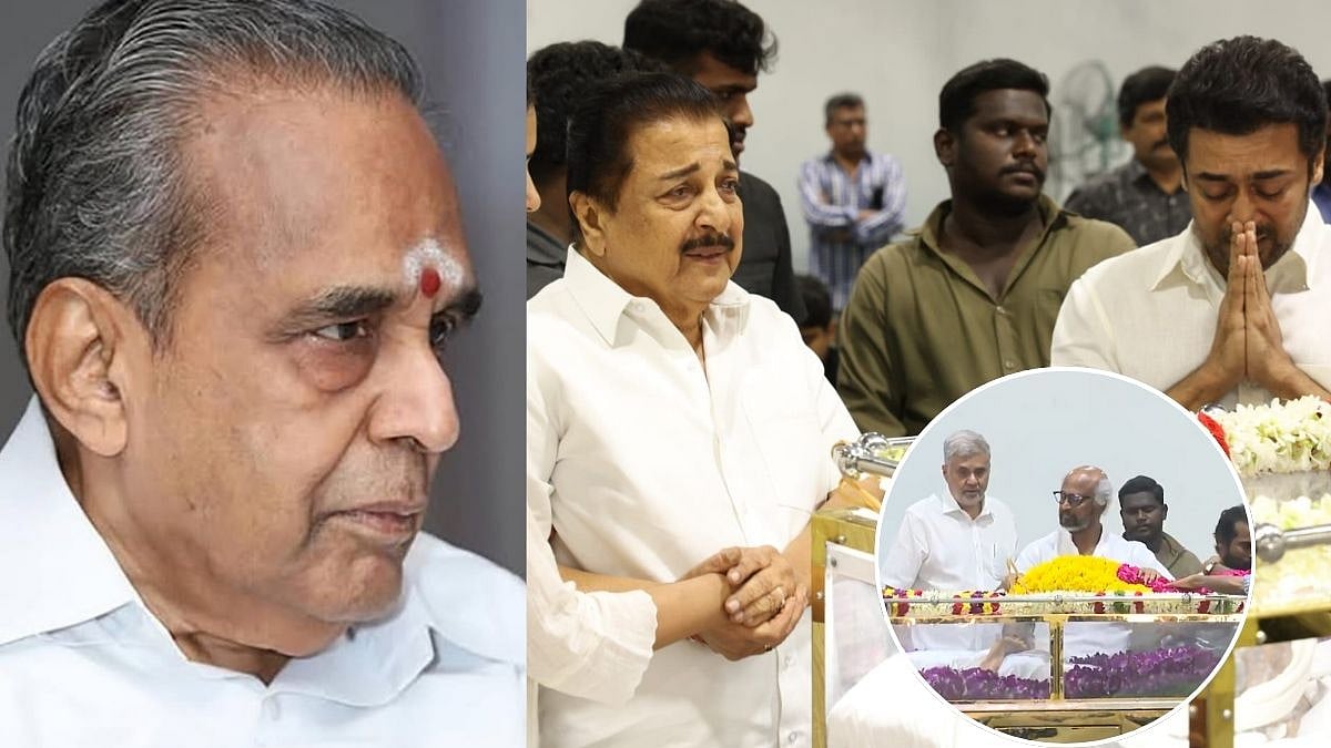 AVM Saravanan's Death: Suriya, Rajinikanth, Sivakumar, Prabhu Deva & Others Pay Last Respect To...