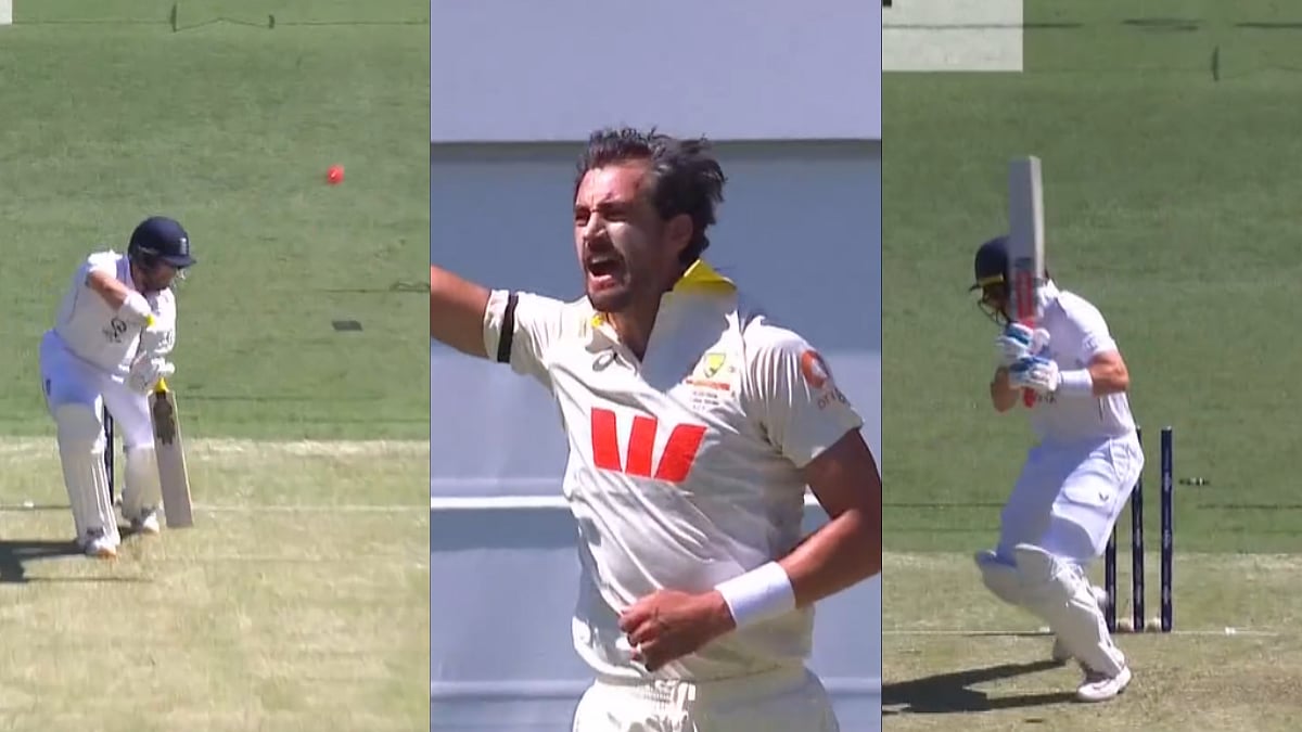 AUS vs ENG, 2nd Ashes Test: Mitchell Starc's Double-Duck Breakthrough Rocks England In Stunning Opening Burst; Video 