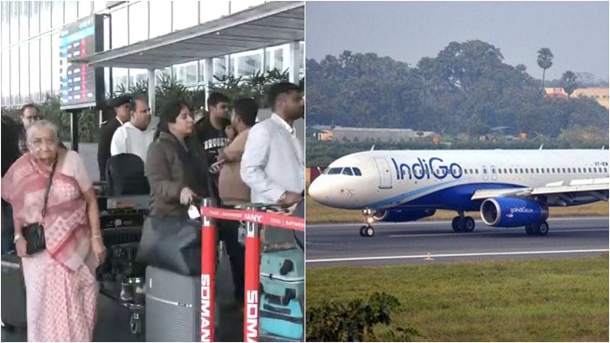 India Crisis Day 5: Nearly 400 Flights Cancelled So Far Across Major Cities, Long Queue Of Passengers Seen At Airports; VIDEOS 