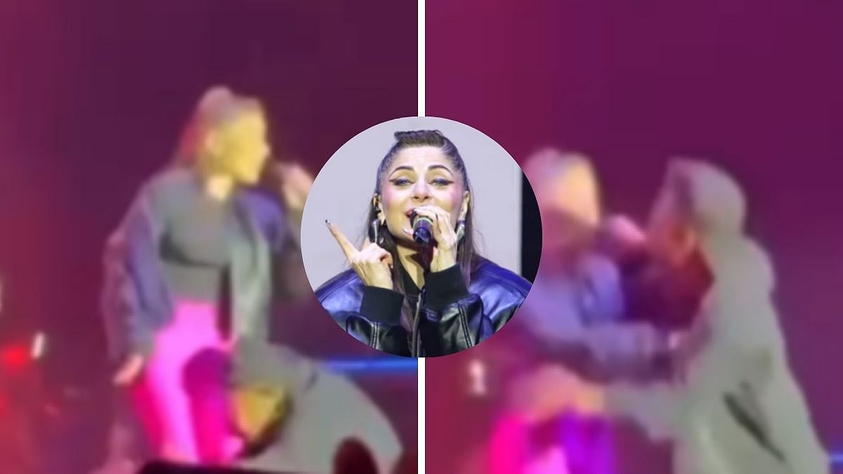 Shocking Video: Singer Kanika Kapoor GROPED By Man On Stage At MeGong Festival In Meghalaya