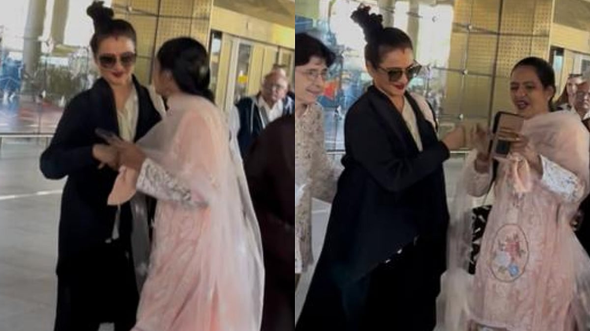 'Acting Like Jaya Bachchan': Rekha Pushes Away Female Fan Asking For Selfie At Mumbai Airport, Netizens Slams Her – VIDEO 