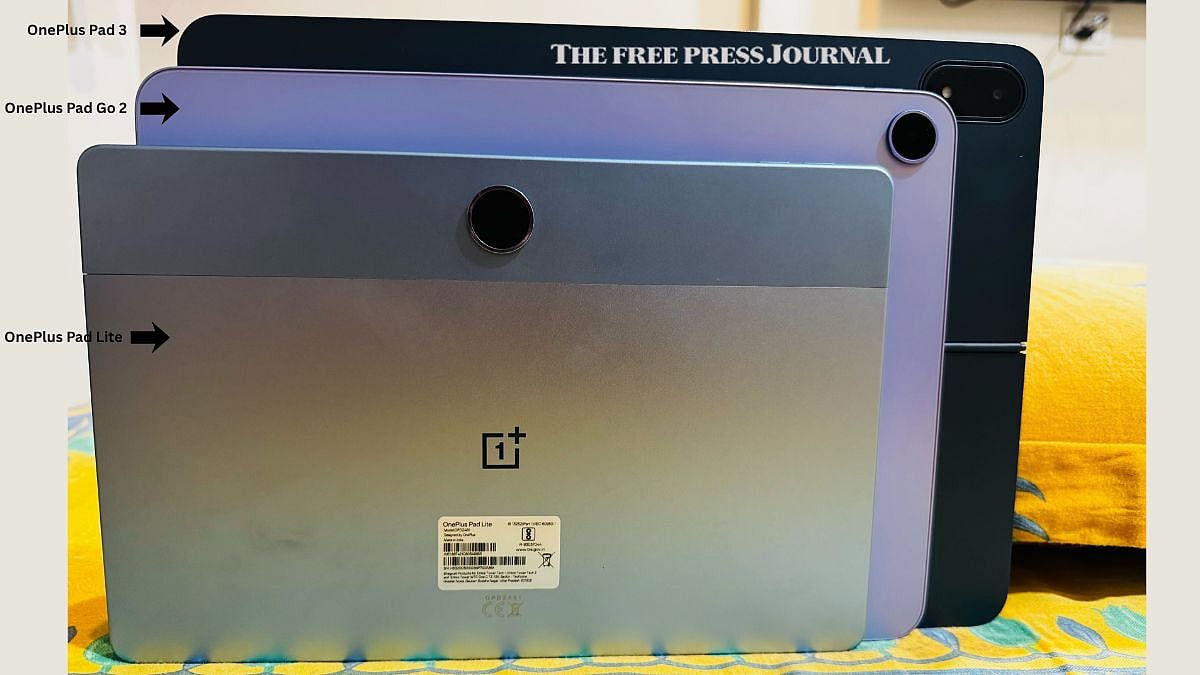 OnePlus Pad Go 2 in comparison with the OnePlus Pad 3 and OnePlus Pad Lite