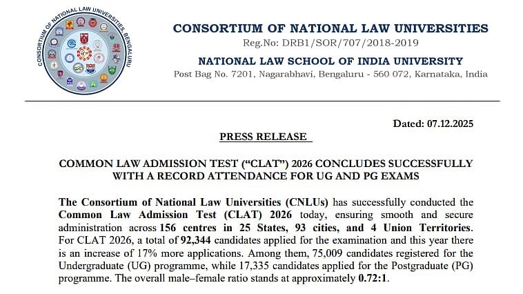 CLAT 2026 Answer Key Dates Announced At consortiumofnlus.ac.in; Objections Window Open From Dec 10