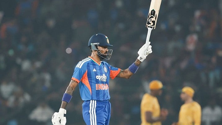 IND Vs SA 1st T20I: Hardik Pandya's Powers India With Breezy Half-Century In Cuttack Comeback