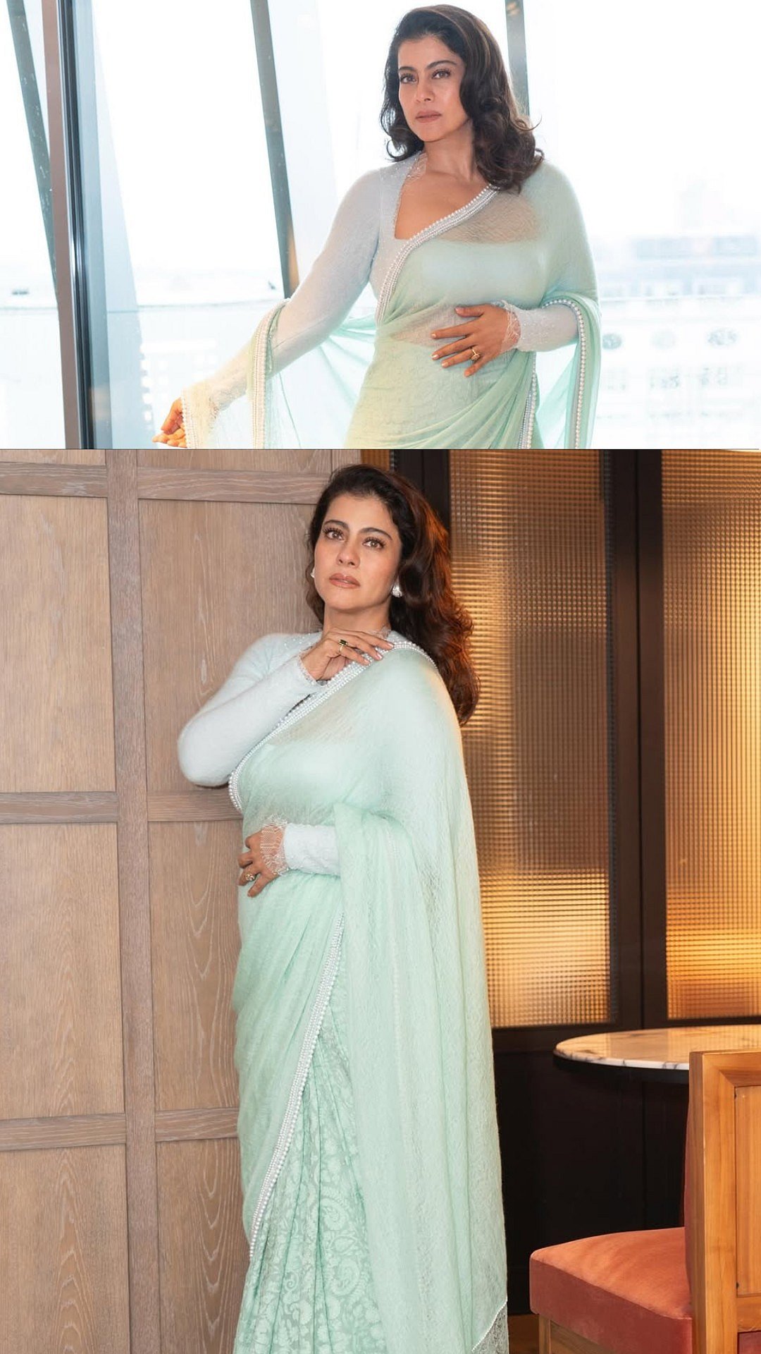 Kajol Oozes 90s Elegance In A Classic Pashmina Saree: See Photos