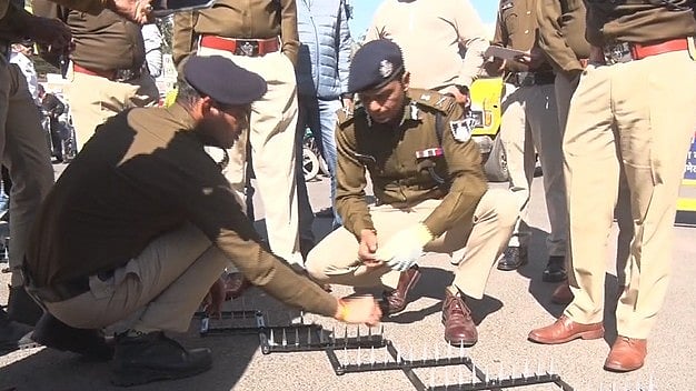 Indore Becomes First In State To Procure Portable Tyre Killers To Stop Unauthorised Vehicles