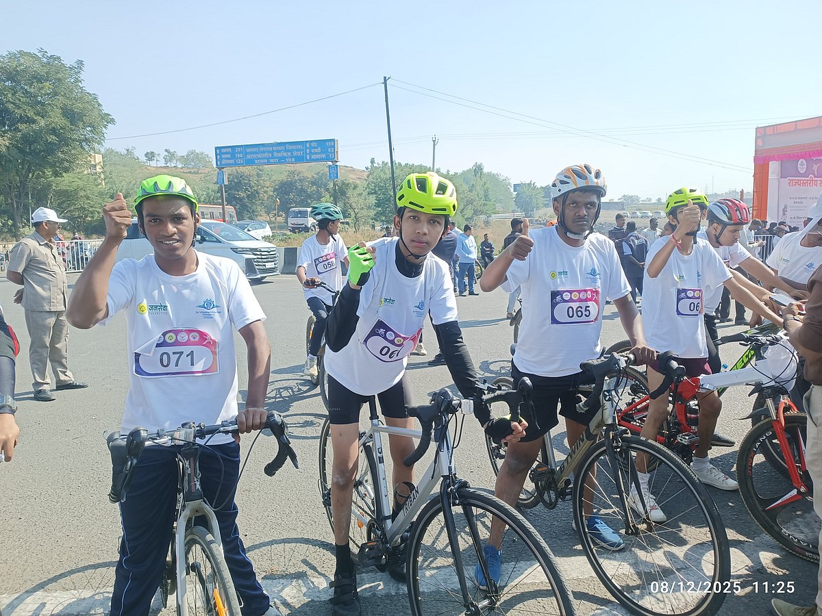 Navi Mumbai Student Wins Bronze At State-Level Special Olympics Cycling Championship