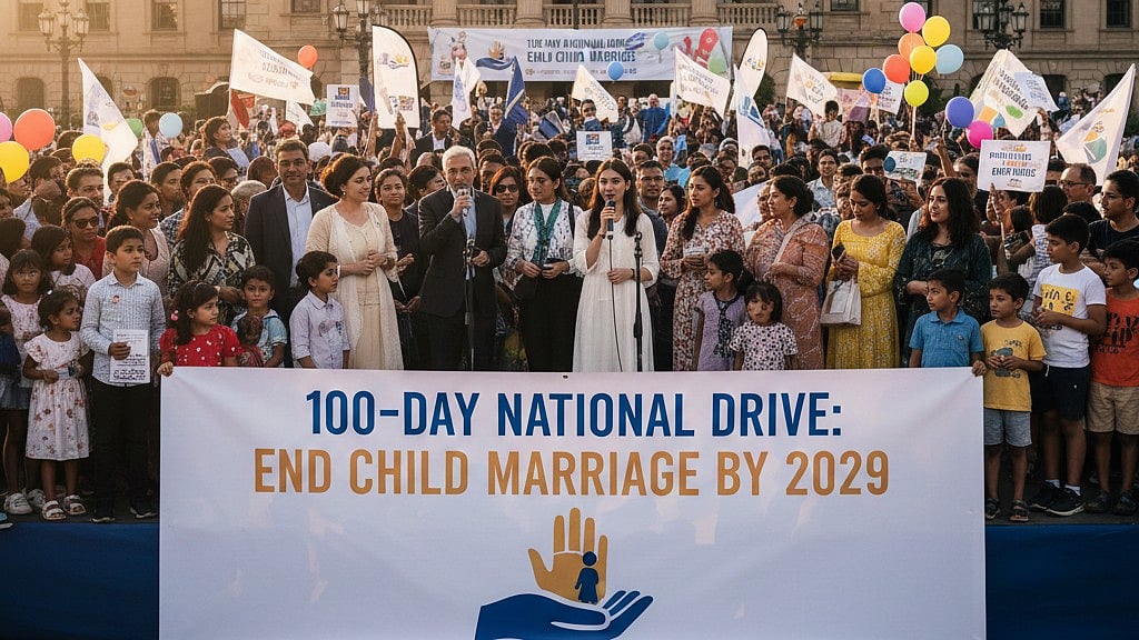 Indore News: 100-Day National Drive Launched To End Child Marriage By 2029 | AI-Generated Image