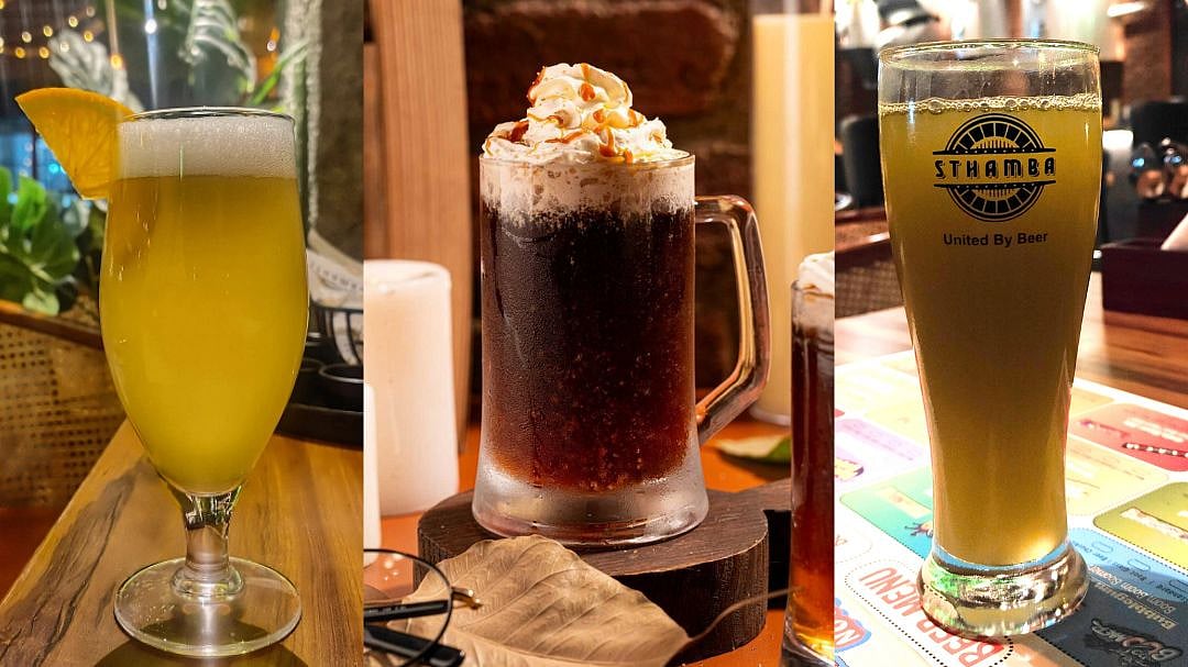 Wit Beer, Butterbeer and Mango Matcha Beer 