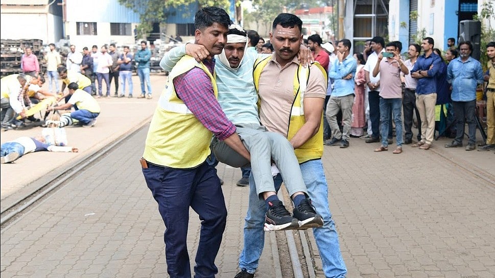 Mock Drill on Golden Hour in Disaster Management at Hubballi