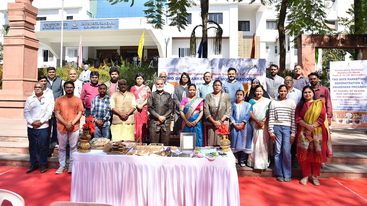 Chhatrapati Sambhajinagar: National Handicraft Week Exhibition Opens At MGM University