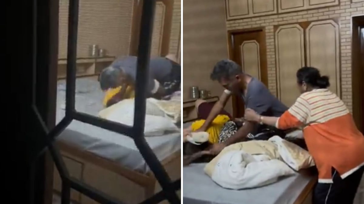 'Humare Kapde Faade Aur...': Lucknow Man Beats Wife With Shoe, 14-Year-Old Daughter Records Disturbing Video Pleading For Help | X
