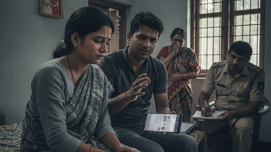 Disgusting! Man Records Intimate Video With Wife, Posts Online To Become 'Porn Star' In MP's Rewa; FIR Registered | AI Generated Image