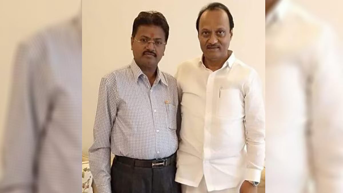 Ajit Pawar and MLA Daulat Daroda, |