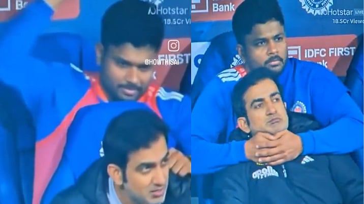 Sanju Samson Chokes Gautam Gambhir? Deep Fake Video Goes Viral After CSK Star Benched For IND vs SA 2nd T20I 