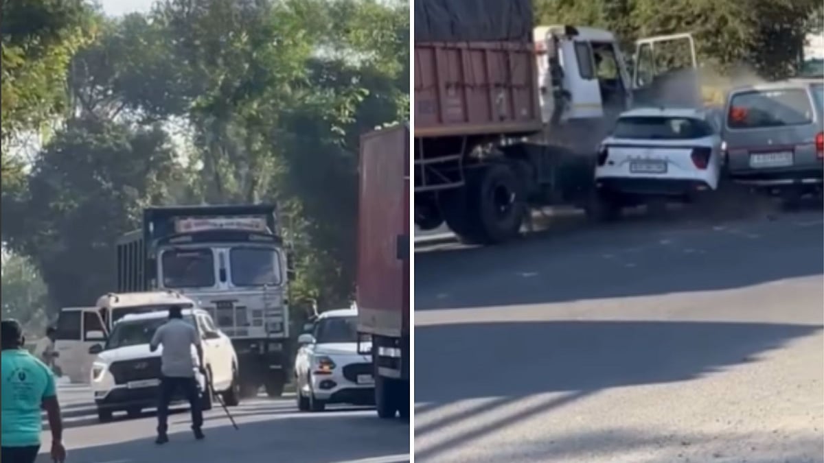 Gujarat Police's Film-Style Chase: How A Liquor-Laden Creta Evaded A Roadblock In Navsari & Sparked Statewide Hunt | VIDEO