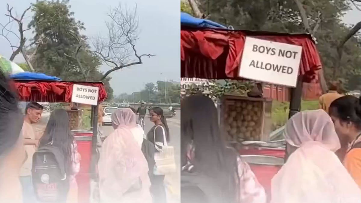 'Boys Not Allowed': Pani Puri Vendor Only Serves Girls At His Stall, Hilarious Warning Goes Viral...