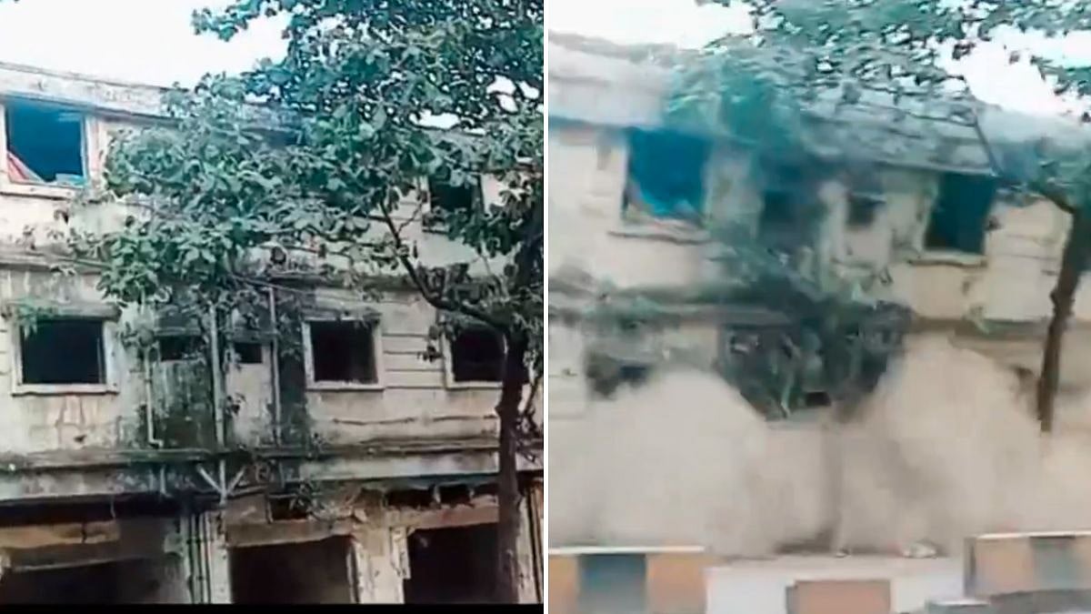 Chaotic Demolition Of ‘Extremely Dangerous’ Building In Bhiwandi Raises Questions Over BNCMC Safety Preparedness 