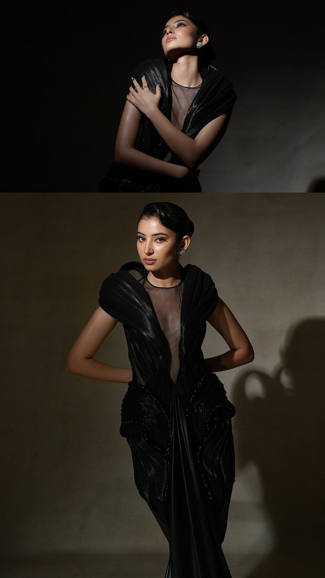 Dhurandhar Star Sara Arjun's Sculpted Black Gown Proves She's Bollywood's Next Gen-Z Style Icon