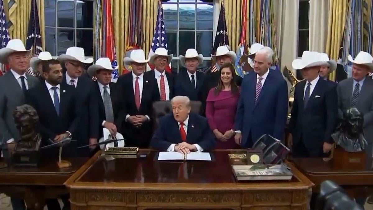 'They Beat The Powerhouse Soviets': US President Donald Trump Invokes Cold War 'Miracle On Ice' While Weighing In On Russia–Ukraine War - Video | X @RapidResponse47