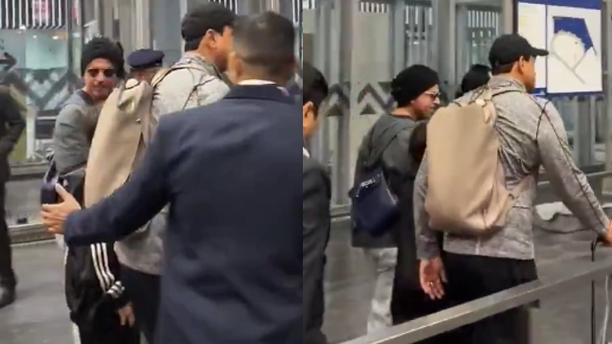 VIDEO: Shah Rukh Khan Touches Down In Kolkata As Lionel Messi Lands For 'GOAT India Tour 2025'