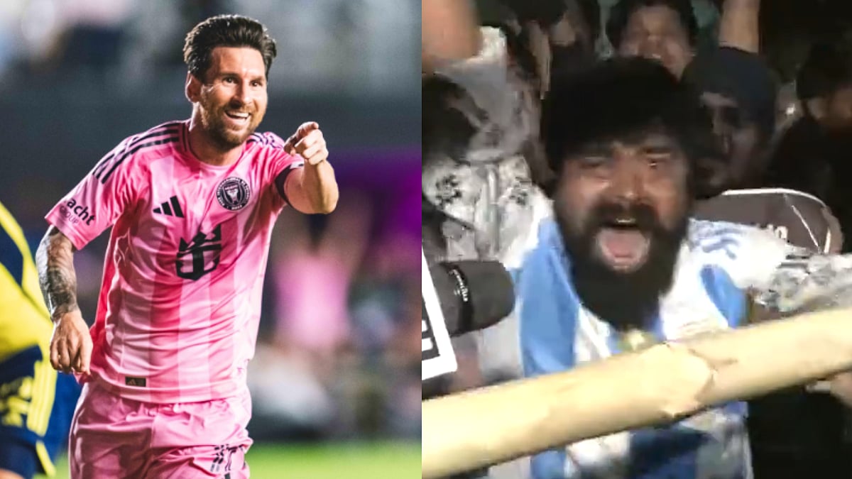 'Mohabbat Hai!': Kolkata Fan's Ecstatic Reaction For Lionel Messi Goes Viral During GOAT India Tour...