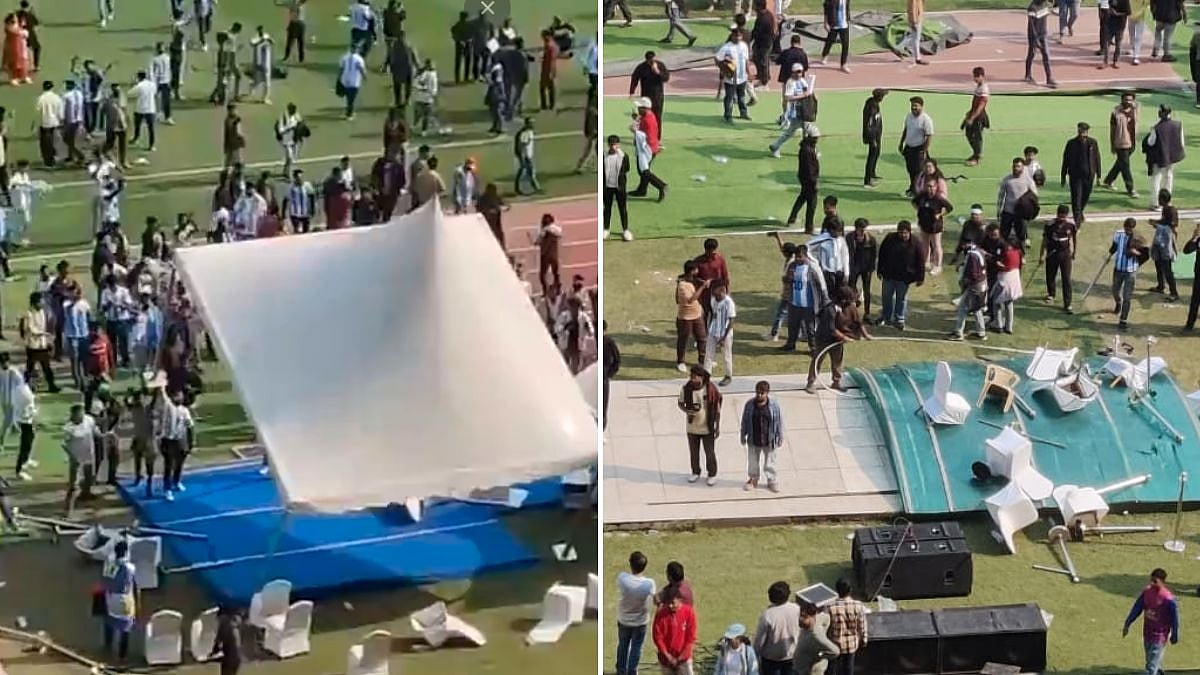 Chaos At Salt Lake Stadium As Lionel Messi’s Kolkata Visit Triggers Crowd Fury Over Mismanagement