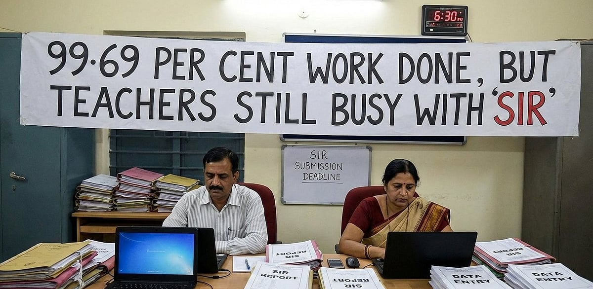 MP News: 99.69 Per Cent Work Done, But Teachers Still Busy With ‘SIR’
