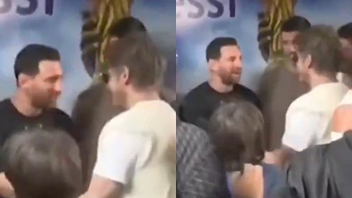 VIDEO: Lionel Messi's Handshake With Shah Rukh Khan Goes Viral During Kolkata Visit