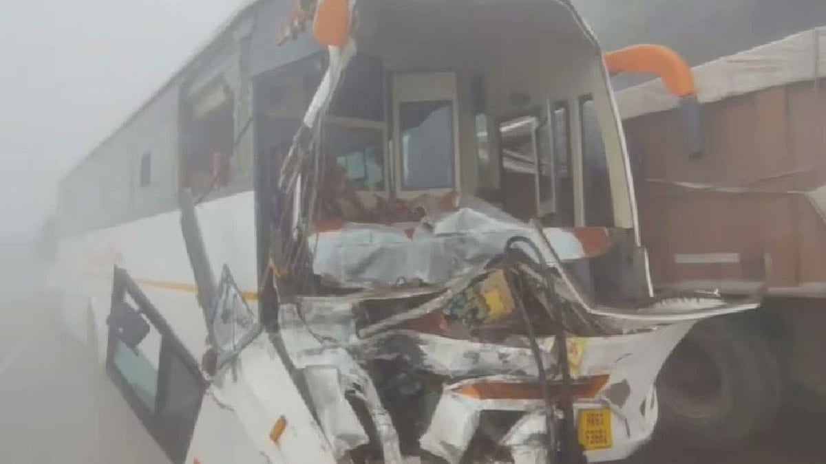 Dense Fog Brings Haryana To A Halt: Over 50 Vehicles Pile Up Across Districts, Bus Passengers Escape...
