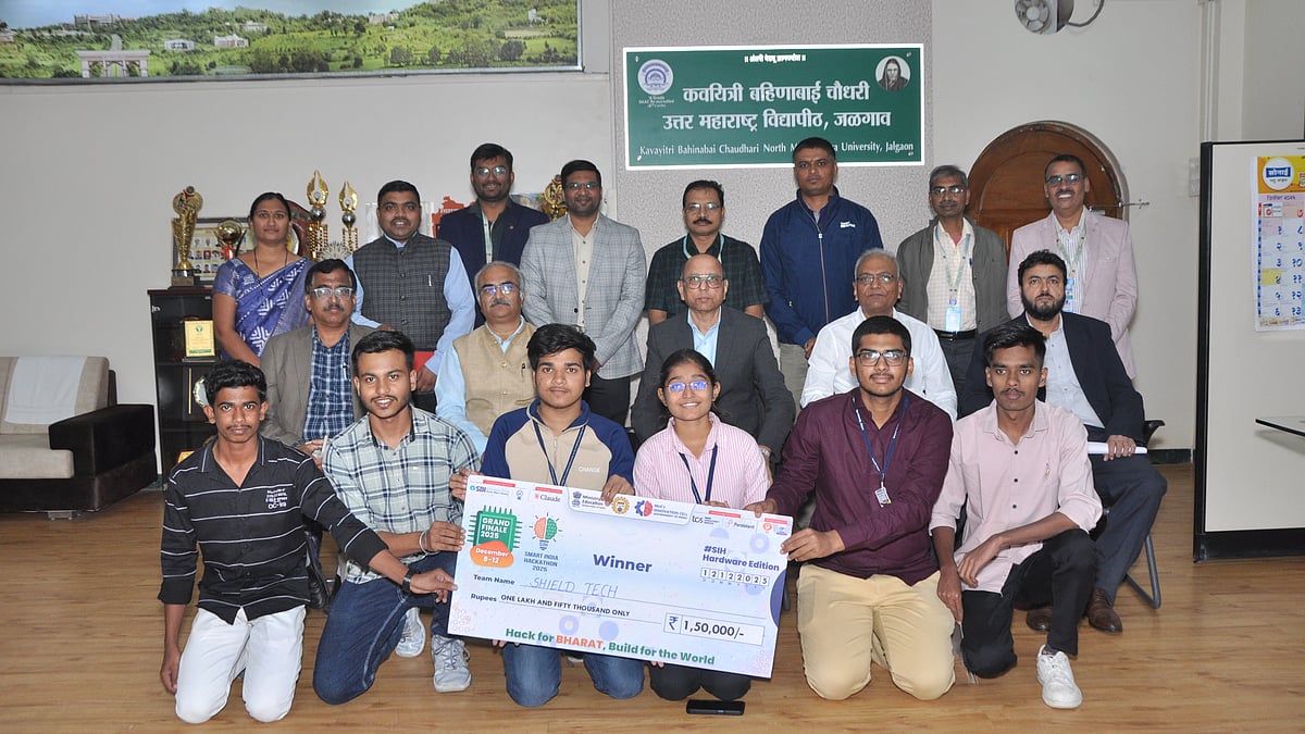 Jalgaon: North Maharashtra University's 'Shield Tech' Team Wins Smart India Hackathon 2025
