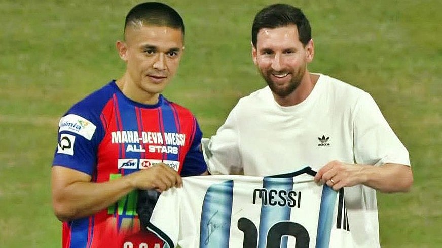 'Almost Didn't Make It..': Sunil Chhetri Reveals He Almost Cancelled Lionel Messi Meet Up Due To...