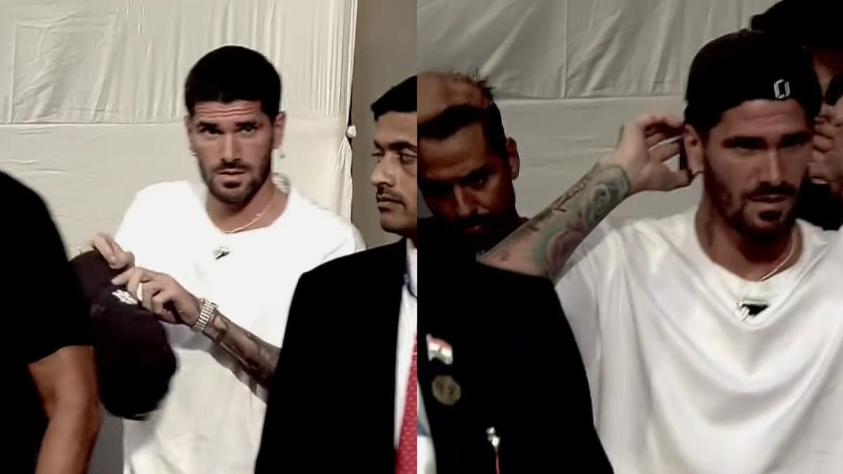 Fact Check: Did Rodrigo De Paul Snatch 'Cap' From A Person At Wankhede Stadium During Lionel Messi's GOAT India Tour? 