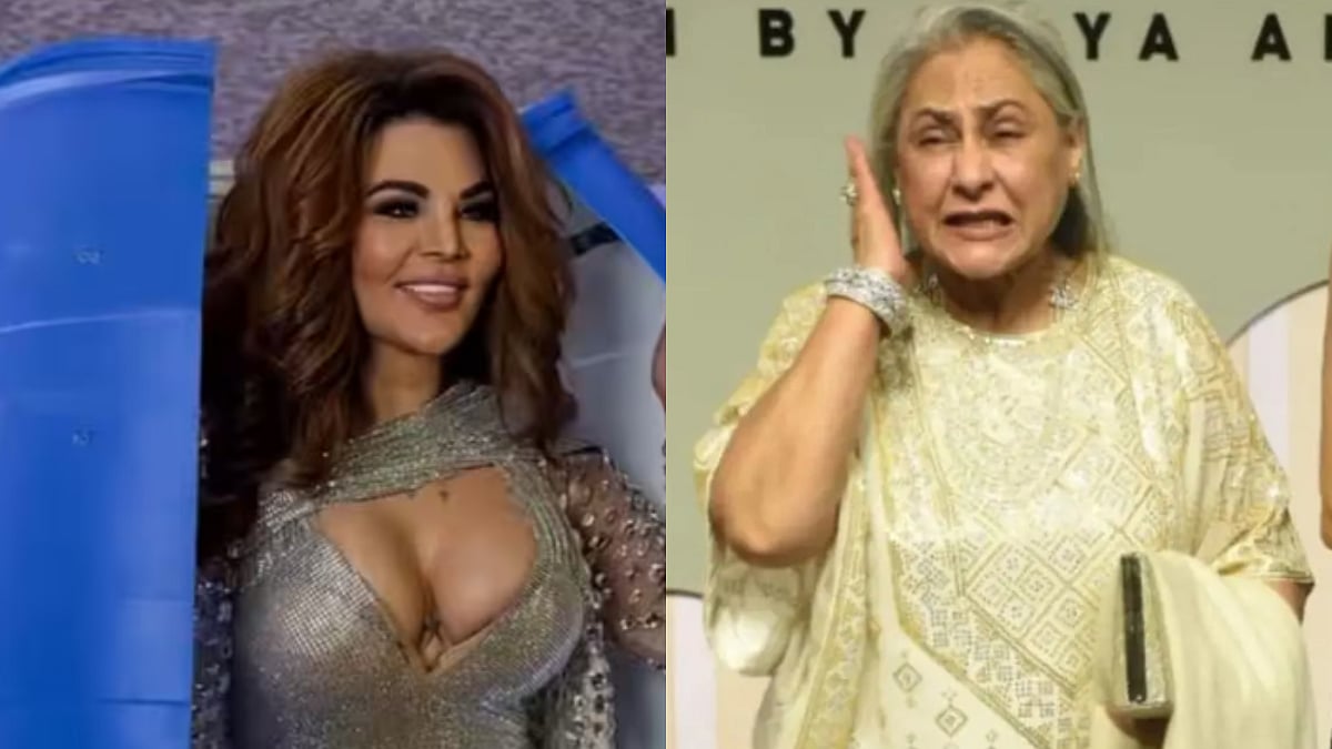 'Jaya Ji Paps Ko Kuch Mat Bolo Warna...': Rakhi Sawant Comes With Blue Drum At An Event In Mumbai, Warns Jaya Bachchan - Watch Video