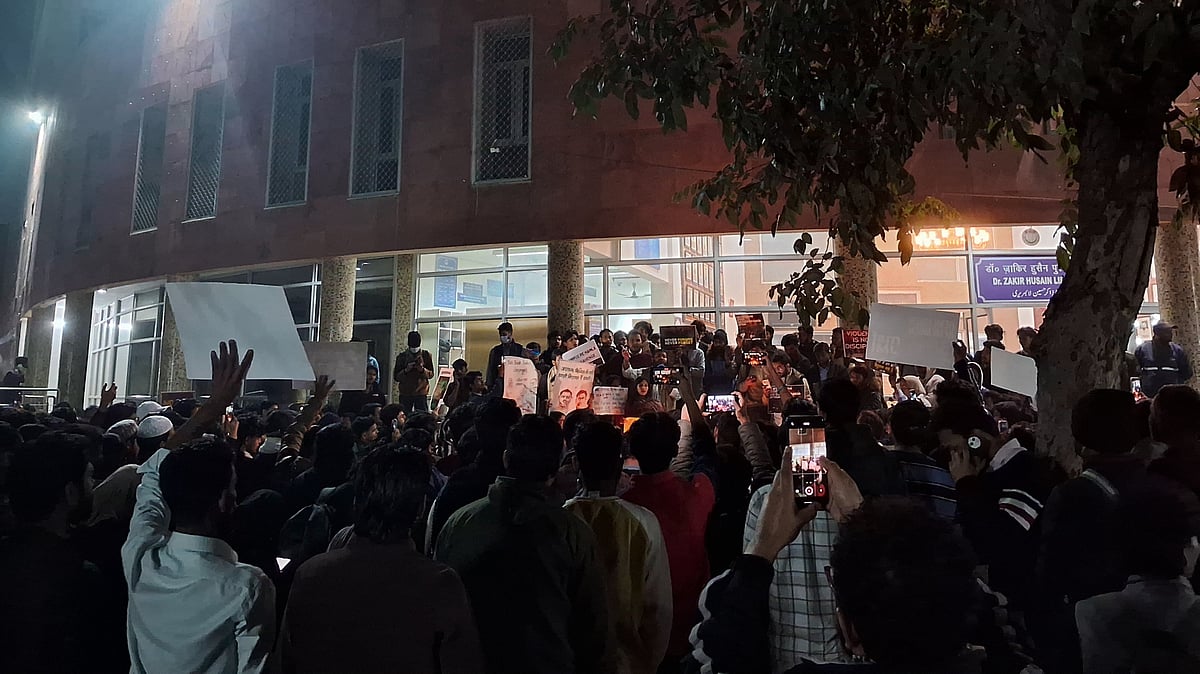 Jamia Millia Islamia Students Hold March To Commemorate 2019 CAA Protest Crackdown