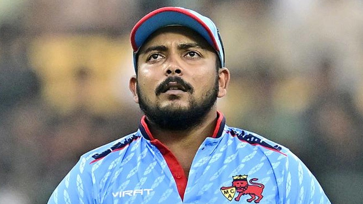 Prithvi Shaw. | (Image Credits: X)