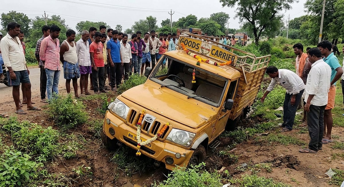 MP News: 4 Labourers Killed, 4 Hurt After Pickup Van Falls Into Ditch In Singrauli
