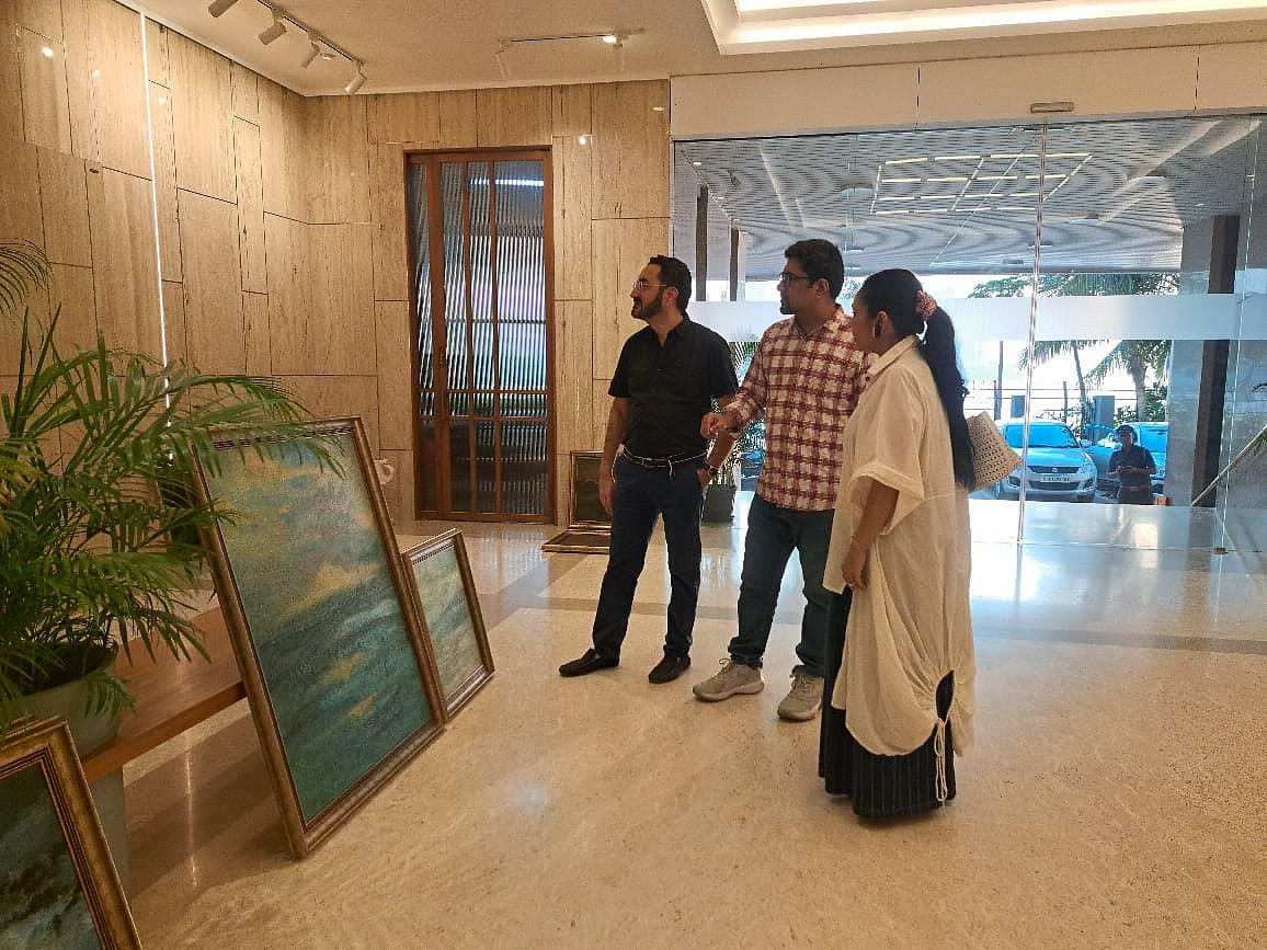 From left, Dr Zirak Marker, Nikhil Purohit and Priyasri Patodia