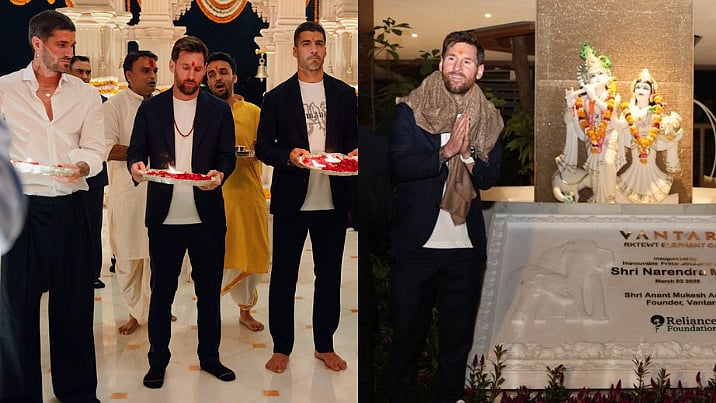 Lionel Messi & Co Perform Aarti, Visit Wild Life Reserve At Anant Ambani's Vantara, Pictures Go Viral 