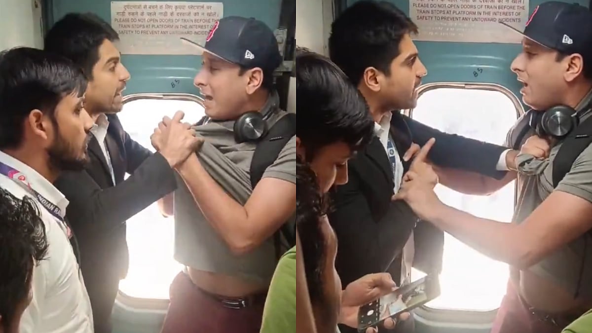 'Reservation Hai Mera! Mat Chhuo': Passenger Protests As TTEs Grab His Collar, Accuse Him of...